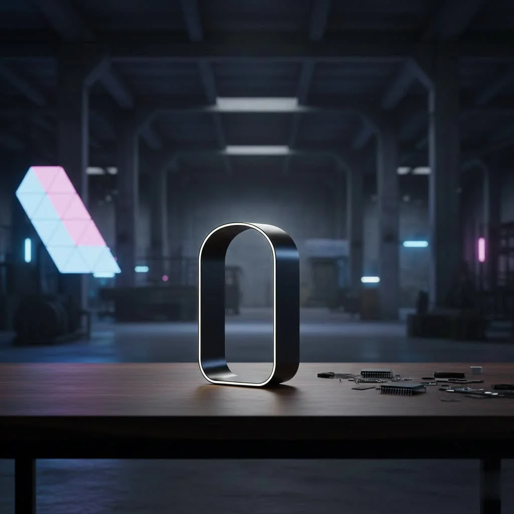 Elegant Apple AirPods Max headphones resting on a sleek stand